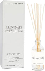 Sweet Water Decor Relaxation Reed Diffuser Set - Eucalyptus, Peppermint, Cedar, Patchouli Scented Diffusers - Reed Diffusers for Home with Long Lasting Fragrance - Oil Reed Diffuser - Made in the USA