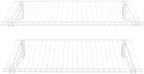 Rubbermaid Configurations 26" Shelving Kit, Set of 2 Shelves (Uprights not included), White, Expandable, Organization for Home/Laundry/Bathroom/Mudroom/Pantry/Linen Closet/Garage
