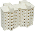 XISAOK Realistic Apartment Building Model Unpainted Craft Project Miniature Landscape Design 1/800s Scale Solid Structure Miniature Apartment Building Model