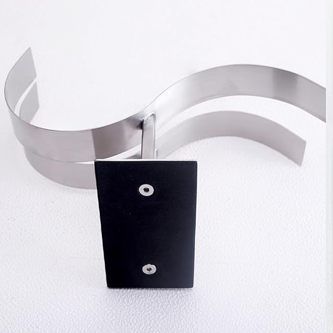 Mollytek Stainless Steel Belt Display Stand Rack Belt Holder Organizer Belt Storage Organizer and Displayer for 2 Belts Retail Store Display or Home Use