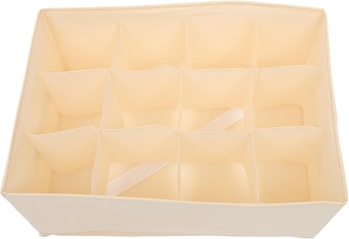 ABOOFAN Clothing Storage Box Compartment Organizer for Closet Underwear Pants Container Lightweight Space-saving Design for Bedroom Laundry Room