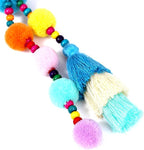 6Pcs Handcrafted Decorative Tassels for DIY Craft Home Décor Handmade Tassels Blue