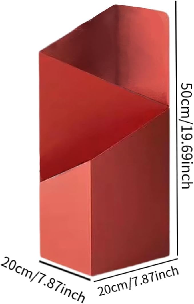 Fenteer Double Layers Umbrella Stand Umbrella Holder Decor Minimalist, Umbrella Storage Rack Umbrella Organizer for Entryway, Red