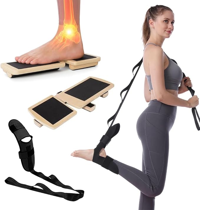 Ankle Balance Board for Stability & Strength Training – Single Leg Balance Board Wobble Board Balance Trainer for Ankle Strengthener, Axis Board for Home Gym, Rehab & Athletic Training