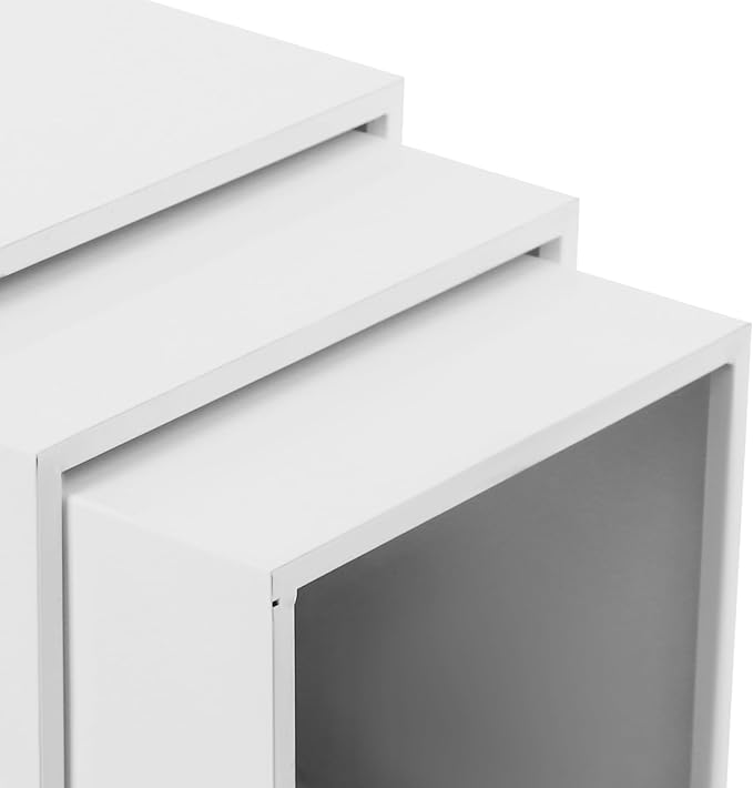 6Pcs Square Display Pedestal Stands Set for Party, Metal Display Stand Plinth Pillars, Cake Stands Pillars for Wedding Birthday Art Decor Risers, 11.8*31.5" (L), 11.02*25.6" (M), 10.24*23.6" (S)
