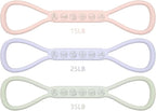 2026 Upgraded Figure 8 Resistance Band for Physical Therapy, Shoulder Back Arm Exercise Bands, 3 Resistance Levels for 15 25 35 Lb for Adult Elderly Kids