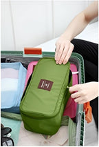 vanki 1 pc Portable Travel Drawer Dividers Closet Organizers Bra Underwear Storage Bag,Navy Blue