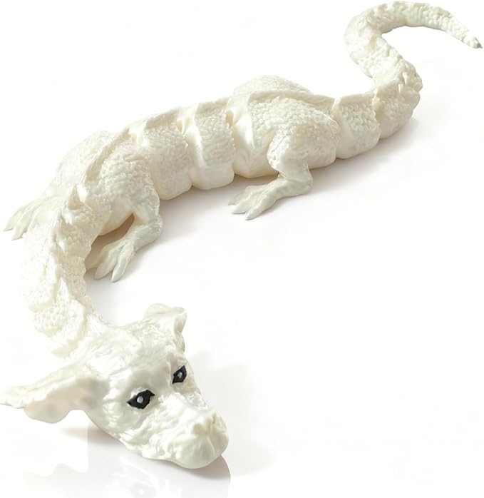 Cute Lucky Dragon, Desktop Decoration Ornament, 3D Printing, Nostalgic Cute Image Ornament (8.26inch)