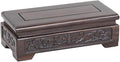 Chinese Solid Wood Display Stand Square Rosewood Vase Teapot Fishbowl Pedestal Indoor Home Deocr Base