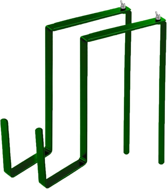 Wreath Stands for Cemetery Adjustable Wreath Hangers for Front Door Headstone Decorations for Cemetery Over The Door Hooks for Cemetery Halloween, Christmas 2 Pack