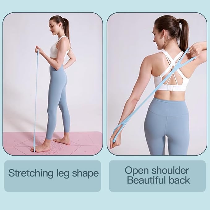 2025 Upgraded Figure 8 Resistance Band for Physical Therapy, Shoulder Back Arm Exercise Bands, 3 Resistance Levels for 15 25 35lb for Kids Adult Elderly