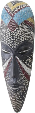 OTARTU African Mask Wall Sculpture Hand Carved African Tribal Wall Mask Art