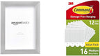 Amazon Basics Rectangular Photo Picture Frame 5" x 7" Pack of 2 & Command Medium Picture Hanging Strips