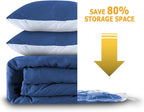 MEIQIHOME Vacuum Storage Bags, Space Saver Sealer Bags,Vacuum seal bags for clothing, Pillows, Comforters, Blankets, Bedding,8 MEDIUM