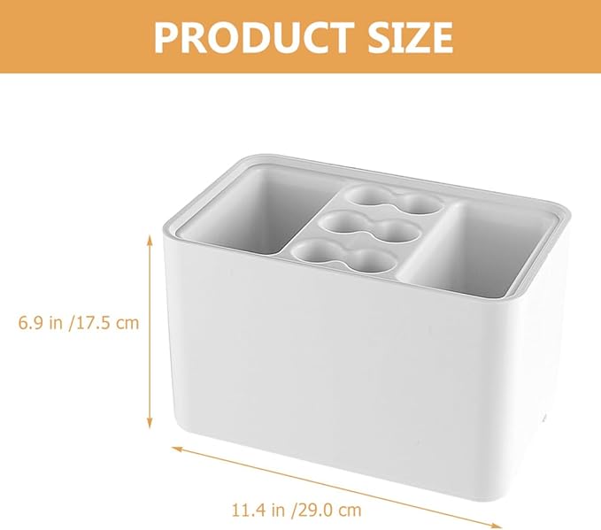 OSALADI White Umbrella Stand with Drain Tray Space-Saving Organizer Rack for Home Office Dormitory Rounded Corners with Positioning Grooves Suitable for Folding and Standard Umbrellas