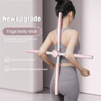 Yoga Sticks Stretching Tool Yoga Hunchback Posture Corrector Adjustable Open Shoulder Beauty Back Body Shaper Trainer Correction Stick Fitness Gym EquipmentRetractable Posture