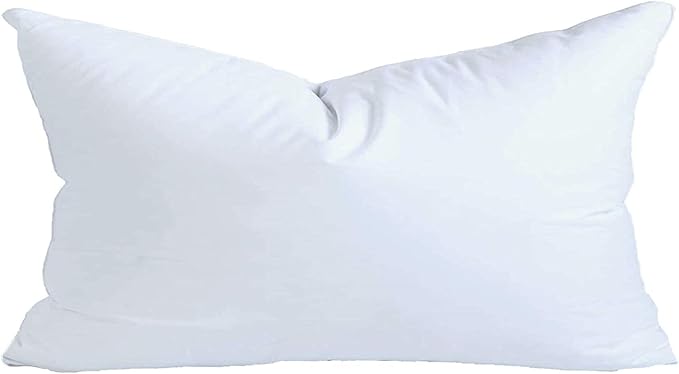 MoonRest® 22x28 Inch Synthetic Down Alternative Rectangle Pillow Insert Form Stuffer for Sofa Shams, Decorative Throw Pillow, Cushion and Bed Pillow Stuffing - Hypoallergenic 22“X 28”