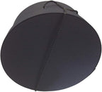 Sarah's Hat Boxes Classic Black Hat Box – 12.75" x 6.5" (Dia. x Ht.) Handmade in USA – Odorless Non-Toxic Adhesive, Cording Handle – Premium Storage for Hats & Accessories