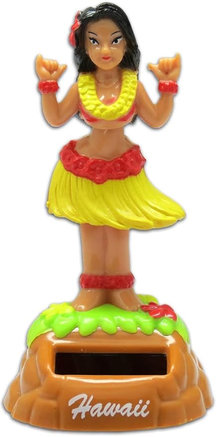 Shaka Hula Girl Solar Dashboard Doll