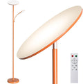 marctronic Orange Floor Lamps for Living Room, 44W/4500LM Super Bright 2 in 1 LED Floor Lamp with Remote, Stepless Dimmable