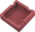 Cigar Ashtray,Large Cigar Ashtrays for Outdoors/Patio/Outside/Indoor,Unbreakable/Non-slip/Burn-resistant Silicone Outdoor Ashtray,Built with Extra Wide Holder (Red)