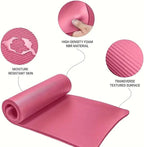 Yoga & Fitness Kit - Non-Slip 6mm Mat, Durable Resistance Tools, Premium Jump Rope, Adjustable Bag, Thigh Trainer | Home Workout & Pilates Essentials for Beginners