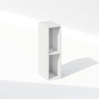 Furinno Reed 2-Tier Closet Organizers and Storage, Closet Organizer, Open Shelf Closet Storage, for Wardrobe, Bedroom, Living Room, 6-Inch Width, White