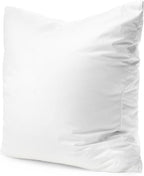 Continental Bedding Throw Pillow Inserts - 18x18, 80% White Goose Down & 20% Feather Fill - Soft Decorative Euro Pillows for Couch, Bed, Sofa & Living Room - Luxurious Comfort & Support