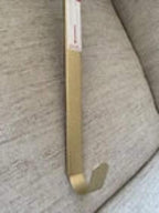 Ashland Adjustable Matte Gold Metal Wreath Hanger Hook