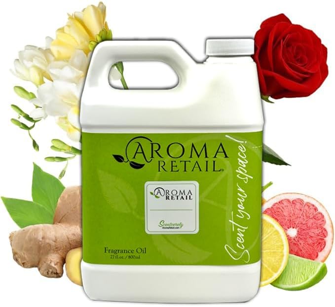 Aroma Retail Fragrance Oil Refill for Scent Machine Aroma Diffuser (27 fl oz, Ginger Flower)