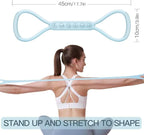 2025 Upgraded Figure 8 Resistance Band for Physical Therapy, Shoulder Back Arm Exercise Bands, 3 Resistance Levels for 15 25 35lb for Kids Adult Elderly