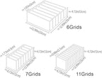 HSLFUAI 10 Pack Drawer Organizer for Bra, Underwear, Sock,Tie Foldable Closet Organizer Drawer Soft Fabric Dresser Drawer Divider Bins for Bra Underwear Socks Ties (10PCS Bra+Underware+Socks)