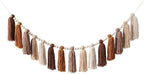 Boho Yarn Tassel, Wood Bead Wall Hanging Tassel with Versatile Decor for Easter, Valentine's Day, Christmas, Party