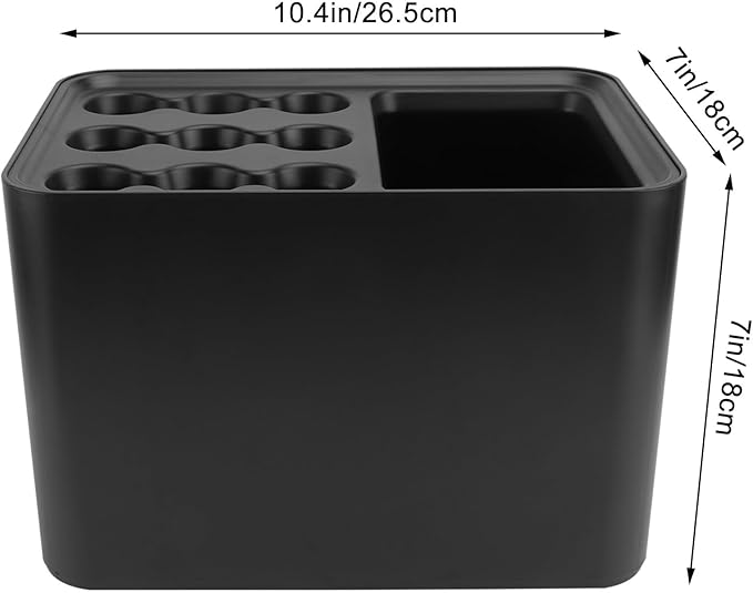 Toyvian Creative Wall-Mounted Umbrella Stand with Drip Tray Nordic Style Storage Rack for Entryway Space-Saving Household Organizer to Keep Floors Dry and Umbrellas Neat Black