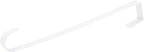 Sattiyrch 12" Wreath Hanger for Front Door,Steel Over The Door Hanger Hook,Wreath Door Hanger (White,1)