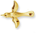 Creative Gold DIY Flying Bird Decorative Hanging Ornaments for Ceiling Light Wedding Kindergarten Shopping Mall Home Window Decoration (10, Gold)