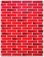 Pacon 56475 Fadeless Designs Bulletin Board Paper, Brick, 48-Inch x 50 ft.