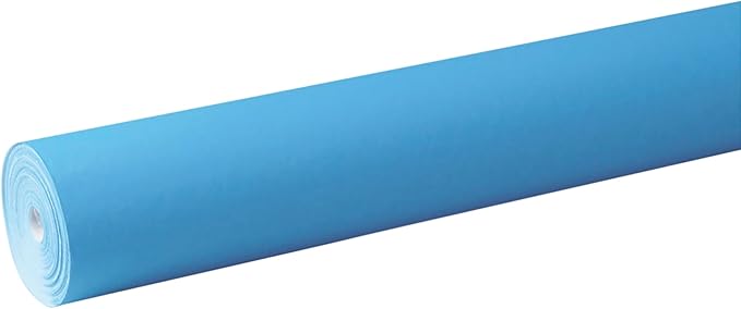 Fadeless Bulletin Board Paper, Fade-Resistant Paper for Classroom Decor, 48” x 200’, Brite Blue, 1 Roll