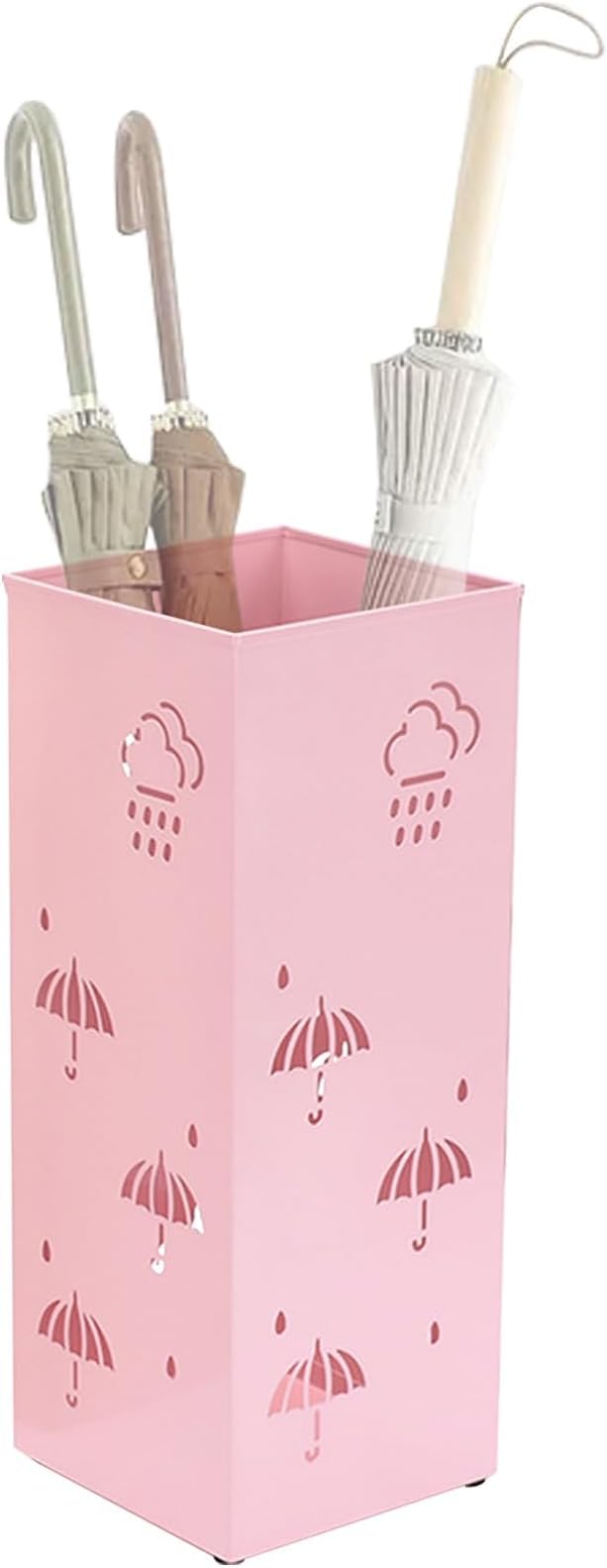 Stylish Space-Saving Umbrella Stand | Stainless Steel Entryway Umbrella Holder | Geometric Design for Long, Folding, and Walking Umbrellas