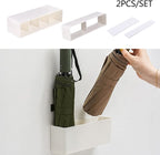 Umbrella Stand Holder Indoor, Wall Mounted No Punching Umbrella Storage Rack, Detachable Japanese Style Umbrella Stand Space Saving for Hotel Hallway Home Office