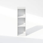 Furinno Reed 3-Tier Closet Organizers and Storage, Closet Organizer, Open Shelf Closet Storage, for Wardrobe, Bedroom, Living Room, 10-Inch Width, White