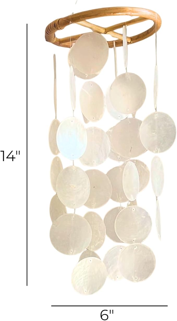 Krisna Capiz Shell Hanging Mobile