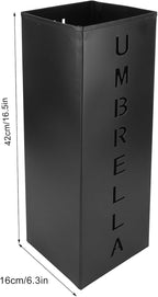 TOPINCN Umbrella Stand, Umbrella Holder for Entryway, Umbrella Rack Umbrella Storage Organizer Freestanding Umbrella Holder Bin Metal Umbrella Stand Rack for Home Office Hotel Decor