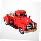 Vintage Handmade Iron Car Model Antique Desktop Ornament Retro Décor for Home and Office for Vehicle Enthusiasts