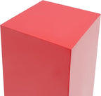3Pcs Square Display Pedestal Stands Set for Party, Metal Display Stand Plinth Pillars, Cake Stands Pillars for Wedding Birthday Art Decor Risers, 11.8*31.5" (L), 11.02*25.6" (M), 10.24*23.6" (S)