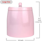 Ash Tray, Large Outdoor Ashtray with Lid, Ashtray for Outside Patio, Stainless Steel Windproof Smokeless Ash Tray for Balcony, Ashtrays for Smokers, Cigar, Home Office Decoration
