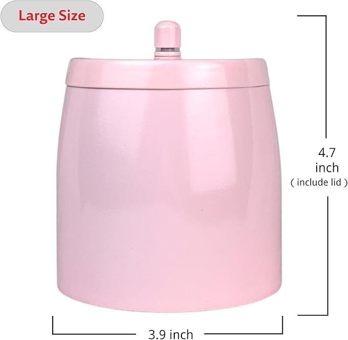 Ash Tray, Large Outdoor Ashtray with Lid, Ashtray for Outside Patio, Stainless Steel Windproof Smokeless Ash Tray for Balcony, Ashtrays for Smokers, Cigar, Home Office Decoration