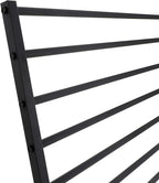 Scarf Organizer, Metal Hijab Organizer, 10 Tier Scarf Holder Hanger for Multiple Scarves, Freestanding Hijab Stand Belt Pants Hanging Rack for Home, Commercial, Clothing Store (Black, 100cm)