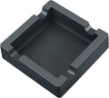 Cigar Ashtray,Silicone Outdoor Ashtray for Outside Patio Indoor,Large Cigar Rests Ash tray Outdoors,Unbreakable/Non-slip/Burn-resistant Ashtrays (Black)