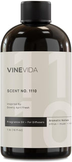 VINEVIDA [16 Fl Oz] Scent NO. 1110 Fragrance Oil for Cold Air Diffusers, Aromatic Notes of Citrus Musk Rose, Essential Oils for Diffuser Oil Refill & Air Freshener Room Spray